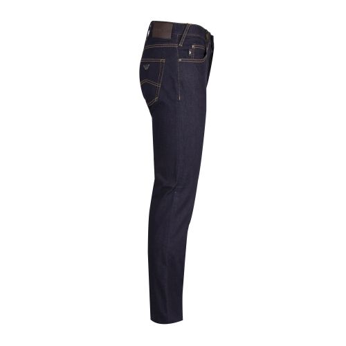 Mens Blue Rinse J21 Regular Fit Jeans 29223 by Emporio Armani from Hurleys