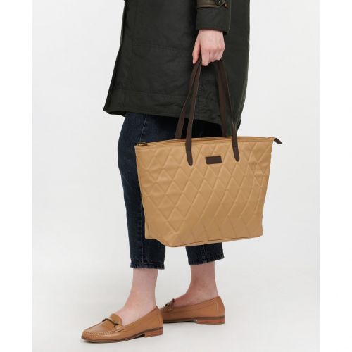 Womens Hessian Witford Quilted Tote Bag 97044 by Barbour from Hurleys