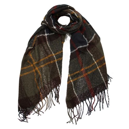 Womens Classic Tartan Boucle Scarf 47527 by Barbour from Hurleys