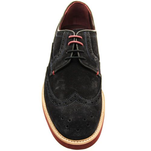 Mens Dark Blue Archerr Suede Brogues 18907 by Ted Baker from Hurleys