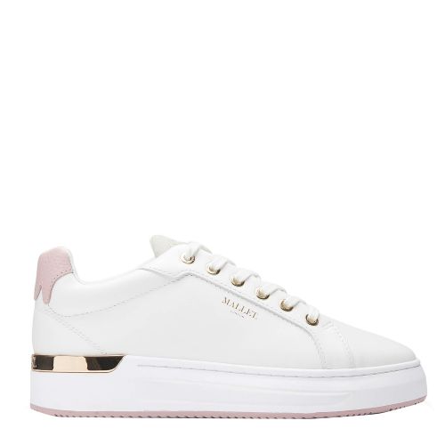 Womens White/Pink GRFTR Trainers 57224 by Mallet from Hurleys