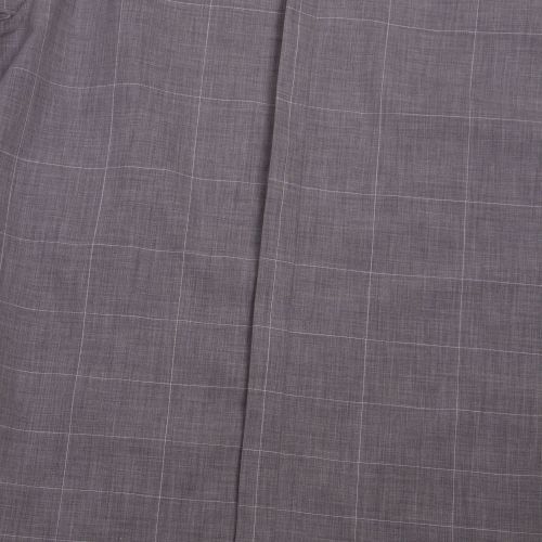 Mens Grey Etran Check Extra-Slim Fit L/s Shirt 74198 by HUGO from Hurleys