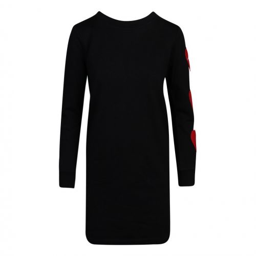 Womens Black Heart Arm Detail Dress 103268 by Love Moschino from Hurleys