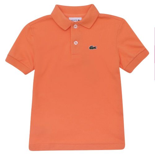 Boys Mandarin Orange Classic S/s Polo Shirt 105533 by Lacoste from Hurleys