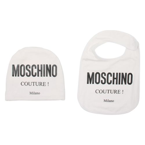 Baby White 3 Piece Babygrow Set 47312 by Moschino from Hurleys