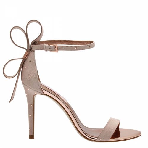 Womens Nude Suede Zandala Bow Heels 41050 by Ted Baker from Hurleys