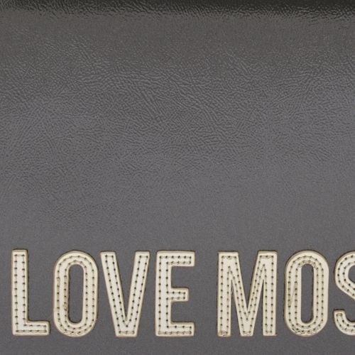 Womens Pewtwer Charm Shoulder Bag 43019 by Love Moschino from Hurleys