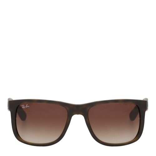 Light Havana RB4165 Justin Rubber Sunglasses 14480 by Ray-Ban from Hurleys