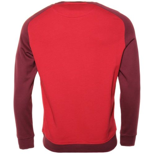 Mens Claret Jug Saddle Shoulder Sweat Top 25090 by Lyle and Scott from Hurleys