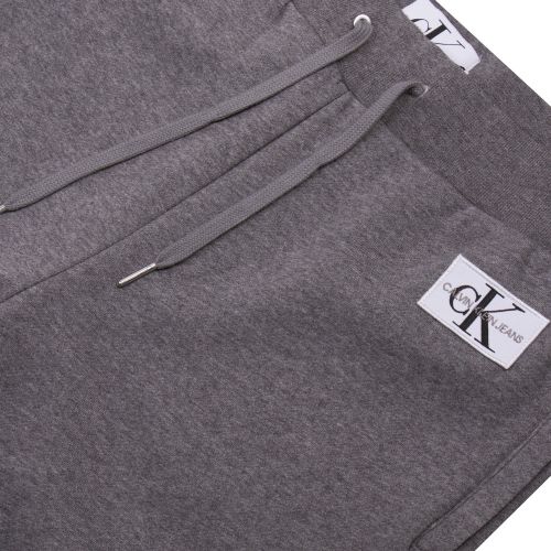 Womens Mid Grey Heather Monogram Badge Sweat Pants 28902 by Calvin Klein from Hurleys