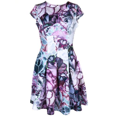Womans Purple Mah Illuminated Bloom Dress 70141 by Ted Baker from Hurleys