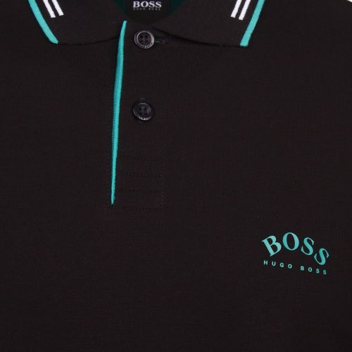 Athleisure Mens Charcoal Paul Curved Slim Fit S/s Polo Shirt 88904 by BOSS from Hurleys