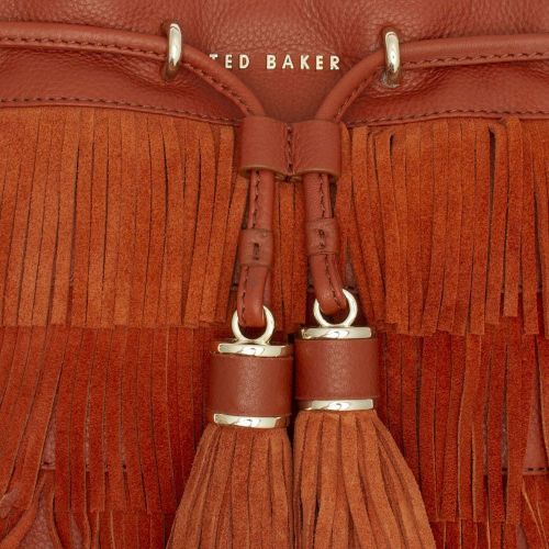 Womens Brown Tan Paralee Braided Mini Bucket Bag 93661 by Ted Baker from Hurleys