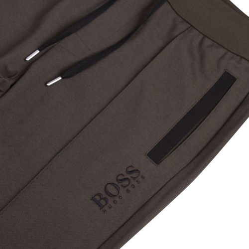 Mens Khaki Branded Sweat Pants 78693 by BOSS from Hurleys