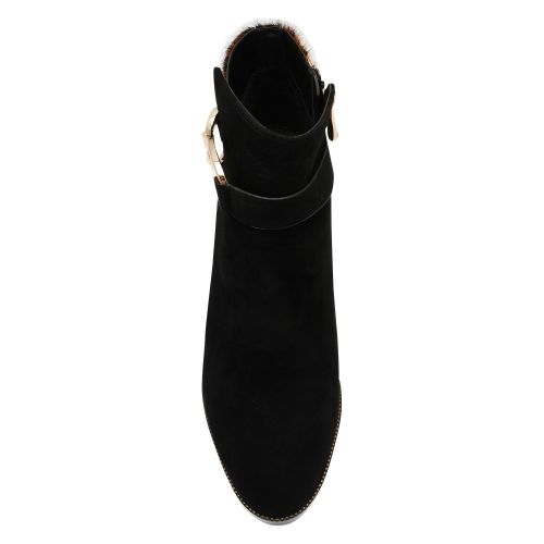 Womens Black Loona Leopard Heel Boots 44395 by Moda In Pelle from Hurleys
