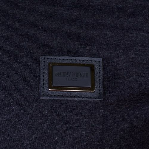 Mens Dark Grey Melange Black Label Badge S/s Tee Shirt 65205 by Antony Morato from Hurleys