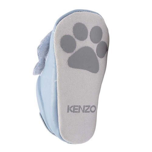 Baby Pale Blue Tiger Booties (16-19) 95875 by Kenzo from Hurleys