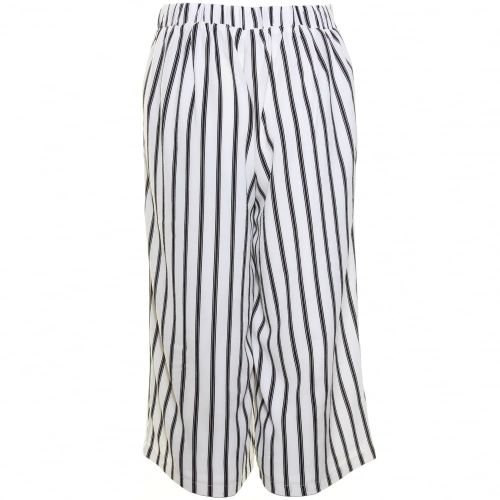 Womens Black & White Yaspine Culottes 60314 by Y.A.S from Hurleys