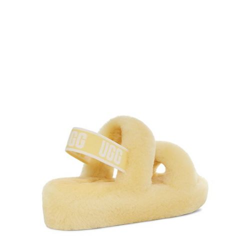 Womens Banana Pudding UGG Slippers Oh Yeah 108977 by UGG from Hurleys