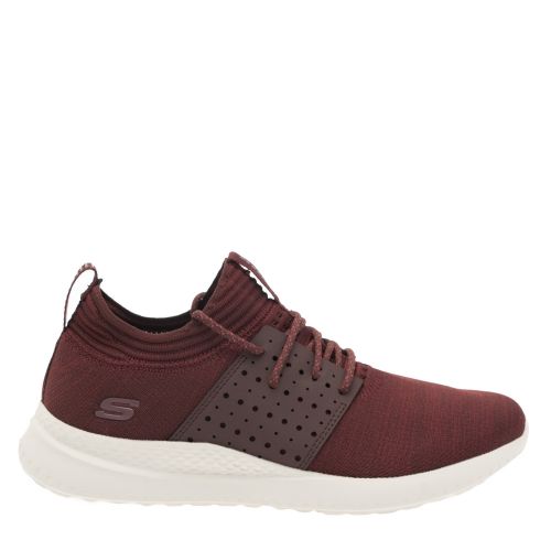 Mens Burgundy Matera Knocto Trainers 31843 by Skechers from Hurleys