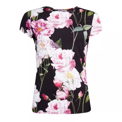 Womens Black Daleyza Fitted S/s T Shirt 29938 by Ted Baker from Hurleys