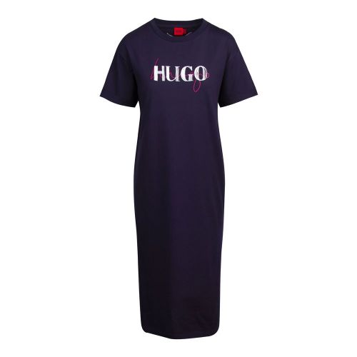 Womens Dark Blue Naily Jersey Dress 88304 by HUGO from Hurleys