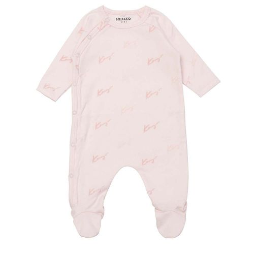 Baby Pale Pink 2 Tiger & Logo Babygrow Gift Set 92577 by Kenzo from Hurleys