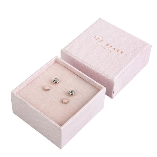 Womens Rose Gold Sarna Studs Gift Set 53365 by Ted Baker from Hurleys