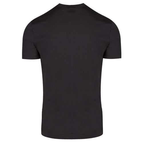 Mens Black Tonal Block Logo S/s T Shirt 37038 by Emporio Armani from Hurleys