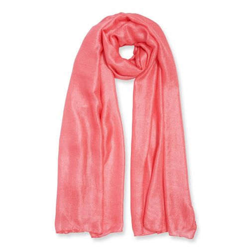 Womens Coral Wrapped Up In Love Scarf Gift 81686 by Katie Loxton from Hurleys