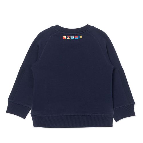 Boys Navy Colour Logo Sweat Top 90246 by Kenzo from Hurleys