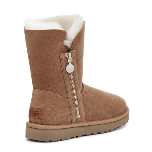 Womens Chestnut Bailey Zip Short Boots 92182 by UGG from Hurleys