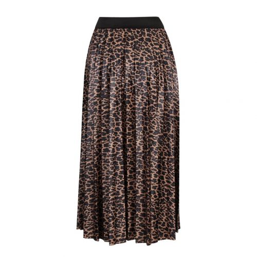Womens Tigers Eye Vinitban Leopard Print Skirt 90773 by Vila from Hurleys