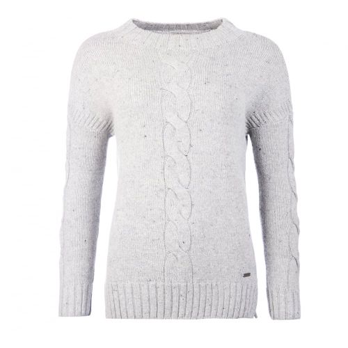 Lifestyle Womens Grey Priory Funnel Neck Knitted Jumper 12492 by Barbour from Hurleys