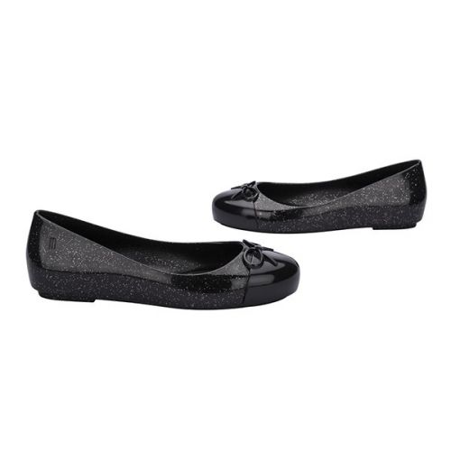 Kids Black Sweet Love Shoes (13-1) 110893 by Mini Melissa from Hurleys