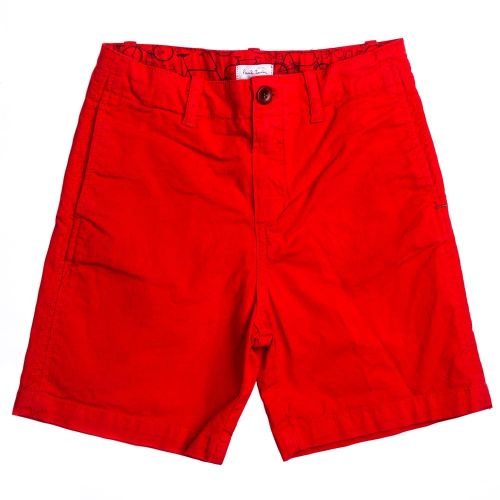 Paul Smith Boys Red Junior Norbert Shorts 70655 by Paul Smith Junior from Hurleys