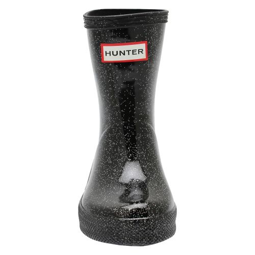 Girls Black Multi First Classic Starcloud Wellington Boots (4-8) 50113 by Hunter from Hurleys
