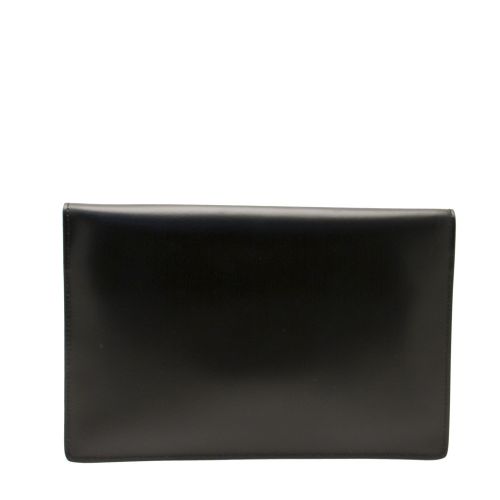Womens Black Envelope Tonal Pouch Clutch 29685 by Vivienne Westwood from Hurleys