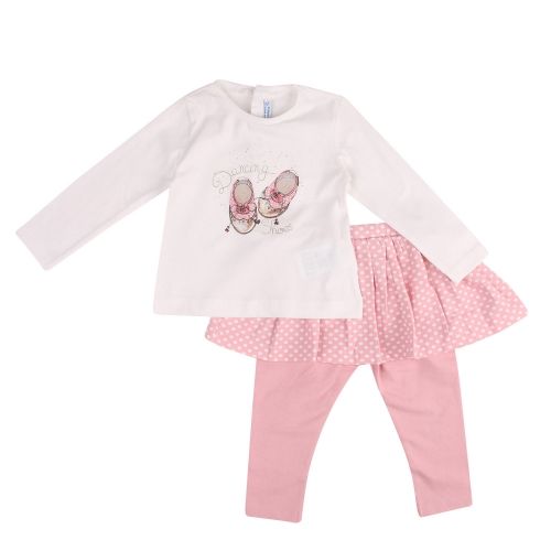 Infant Rose Shoes L/s T Shirt & Leggings Outfit 48381 by Mayoral from Hurleys