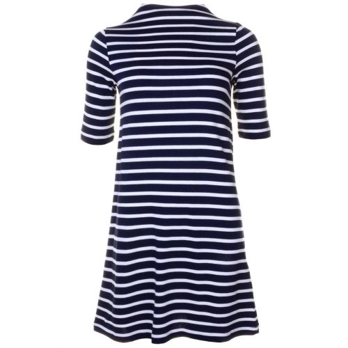 Womens Nocturnal & Cream Terry Stripe S/s Dress 60376 by French Connection from Hurleys