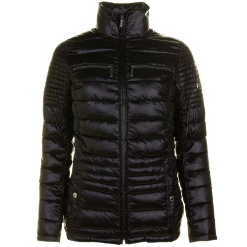 Womens Black Camber Baffle Quilted Jacket 64459 by Barbour International from Hurleys