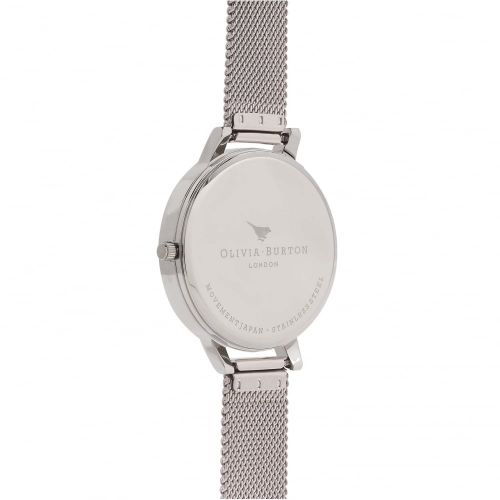 Womens Rose Gold/Silver White Dial Mesh Watch 18253 by Olivia Burton from Hurleys