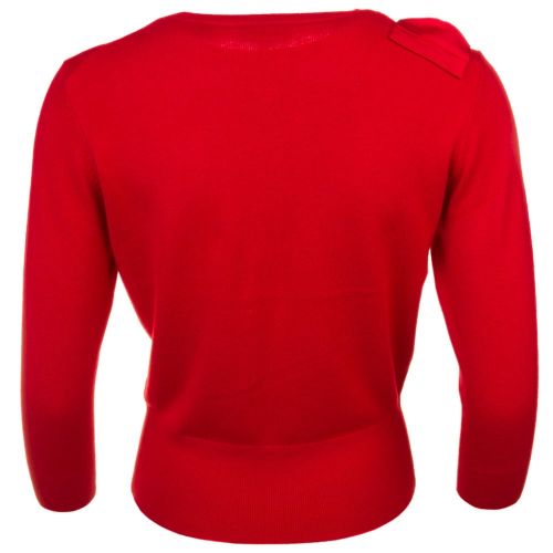 Womens Bright Red Callah Bow Detail Jumper 62056 by Ted Baker from Hurleys