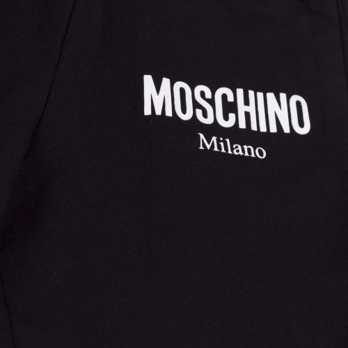 Boys Black Branded Sweat Pants 47386 by Moschino from Hurleys