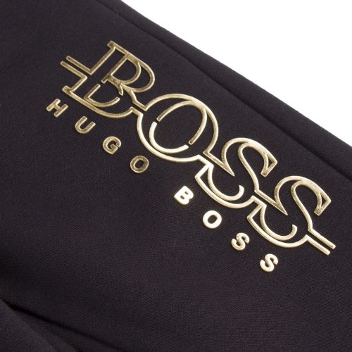 Boys Black/Gold Branded Sweat Pants 45638 by BOSS from Hurleys