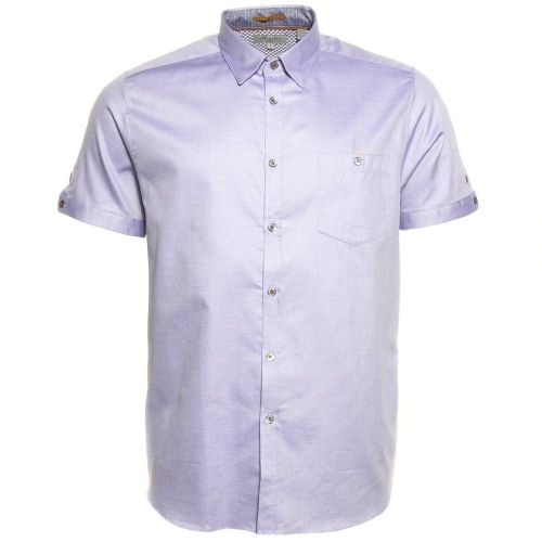 Mens Blue Beachee S/s Shirt 33051 by Ted Baker from Hurleys