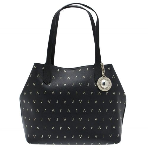 Womens Black Letters Shopper Bag 21787 by Versace Jeans from Hurleys