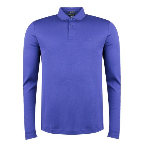Athleisure Mens Dark Blue Pirol L/s Polo Shirt 28130 by BOSS from Hurleys