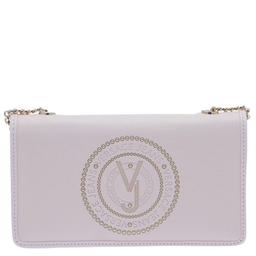 Womens Pink Embossed Purse With Chain 21799 by Versace Jeans from Hurleys