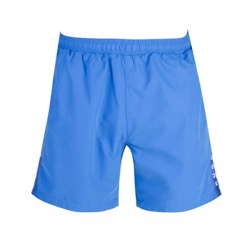 Mens Blue Seabream Taped Logo Swim Shorts 31867 by BOSS from Hurleys